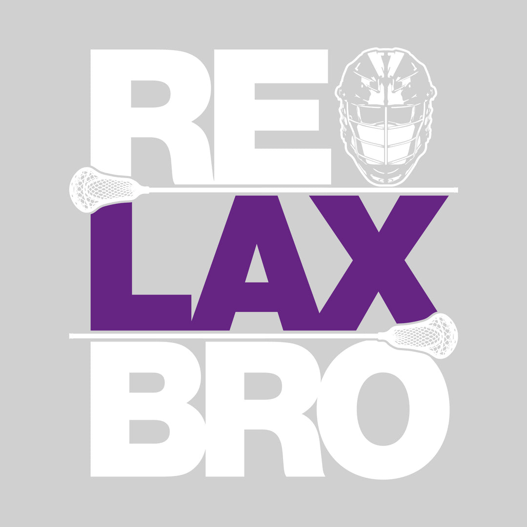 ReLAX Bro - Stacked Text - School Colors