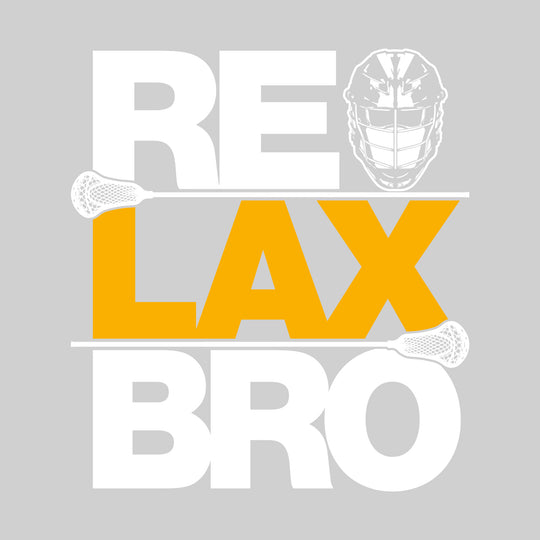 ReLAX Bro - Stacked Text - School Colors