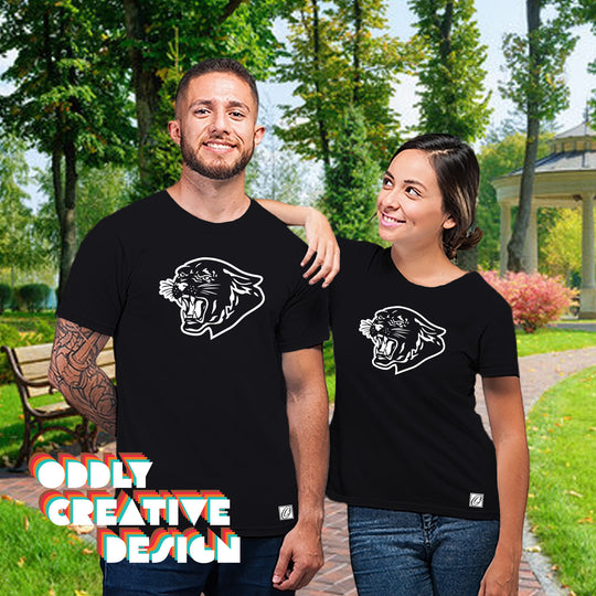 Standish-Sterling Panthers - Spirit Wear - Black & White - Panther Head