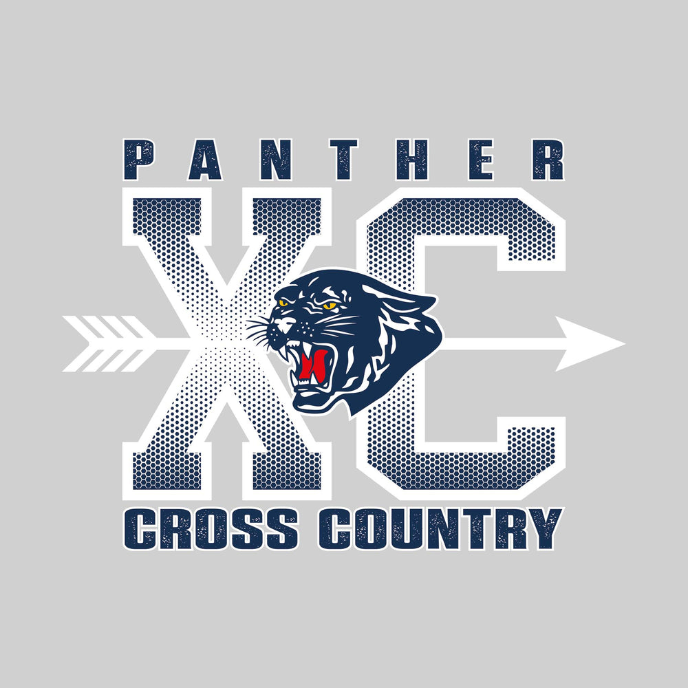 Standish-Sterling Panthers - Cross Country - XC with Arrow and Mascot