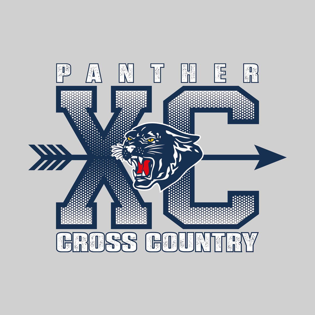 Standish-Sterling Panthers - Cross Country - XC with Arrow and Mascot