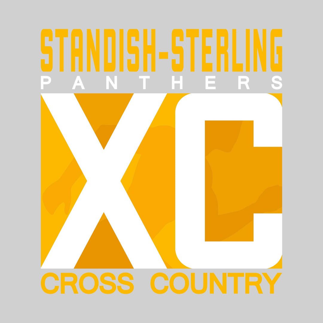 Standish-Sterling Panthers - Cross Country - XC with Runner Silhouette