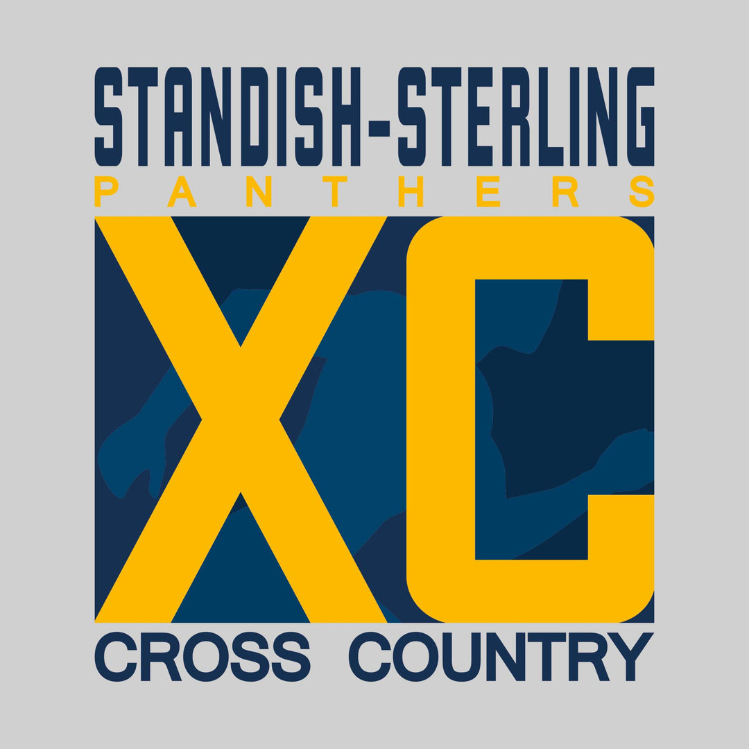 Standish-Sterling Panthers - Cross Country - XC with Runner Silhouette