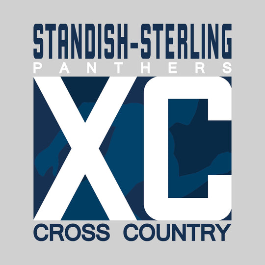 Standish-Sterling Panthers - Cross Country - XC with Runner Silhouette