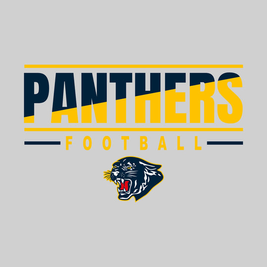 Standish-Sterling Panthers - Football - Diagonal Split Color Mascot Name