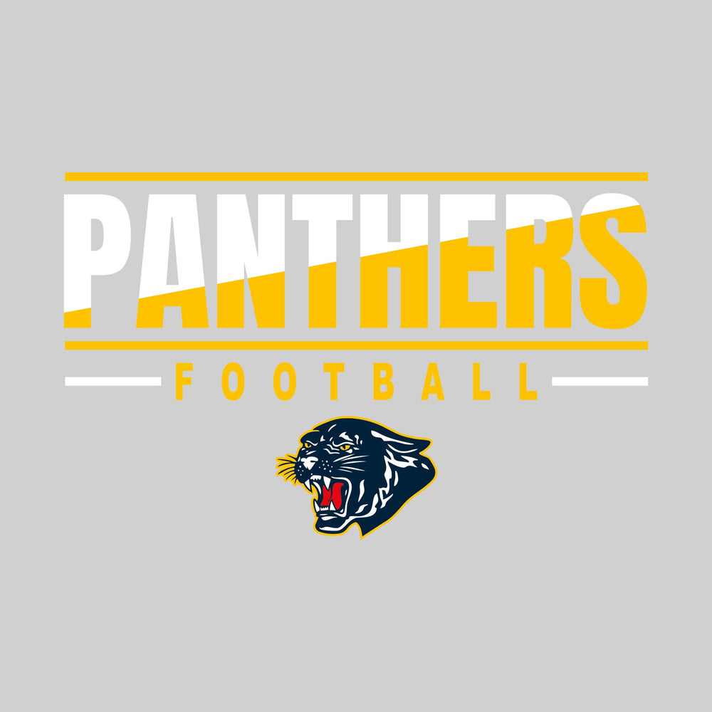 Standish-Sterling Panthers - Football - Diagonal Split Color Mascot Name