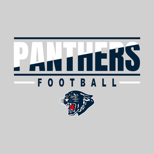 Standish-Sterling Panthers - Football - Diagonal Split Color Mascot Name