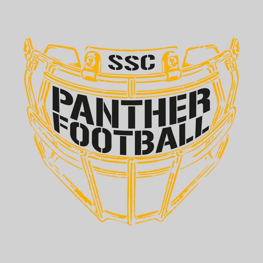 Standish-Sterling Panthers - Football - Facemask with Text