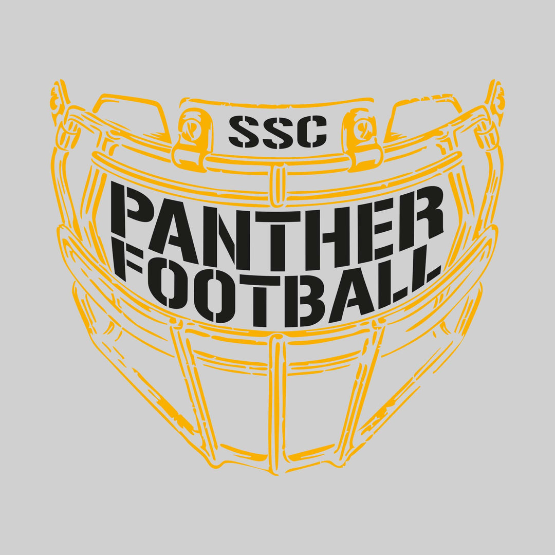 Standish-Sterling Panthers - Football - Facemask with Text