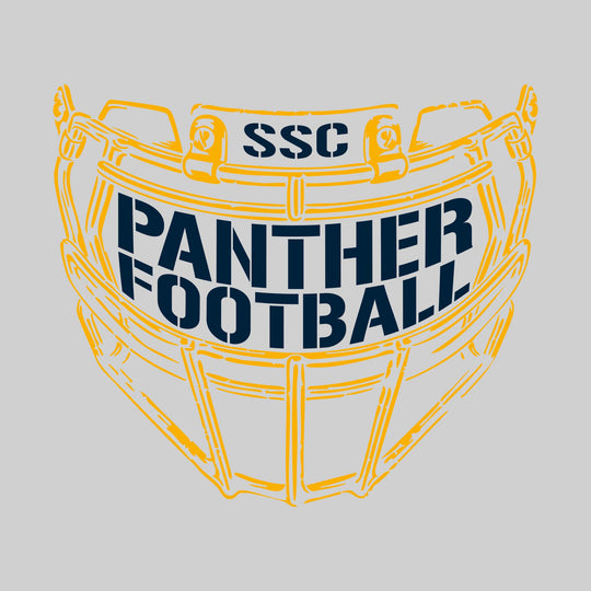 Standish-Sterling Panthers - Football - Facemask with Text