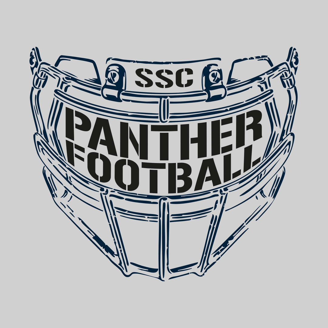 Standish-Sterling Panthers - Football - Facemask with Text