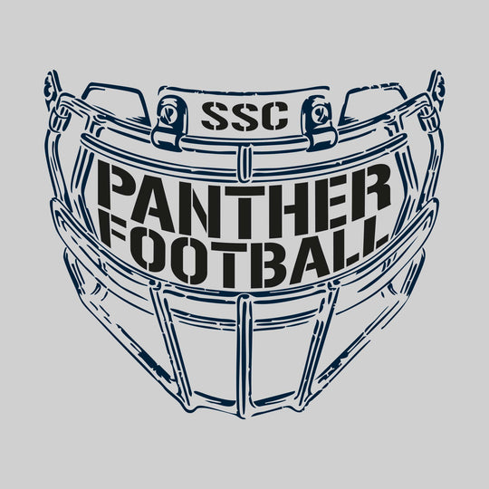 Standish-Sterling Panthers - Football - Facemask with Text