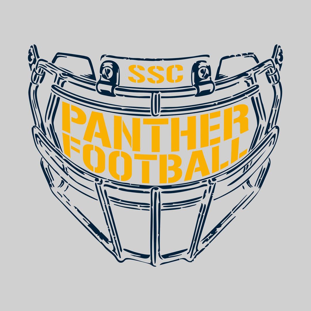 Standish-Sterling Panthers - Football - Facemask with Text
