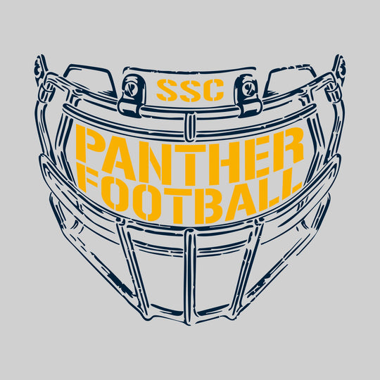 Standish-Sterling Panthers - Football - Facemask with Text