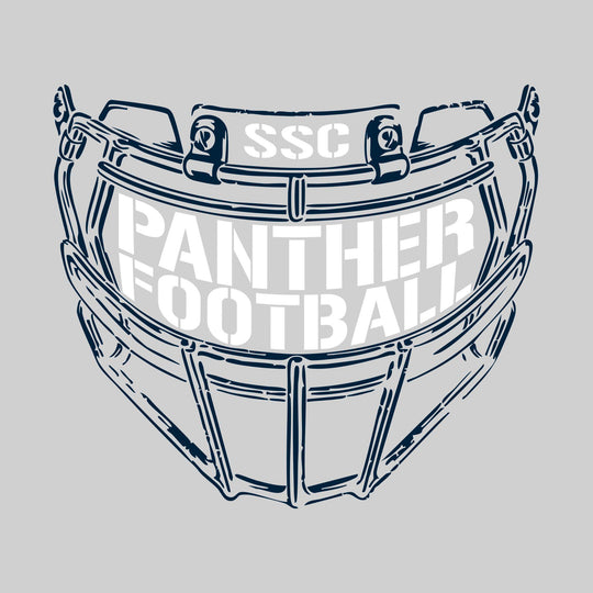 Standish-Sterling Panthers - Football - Facemask with Text