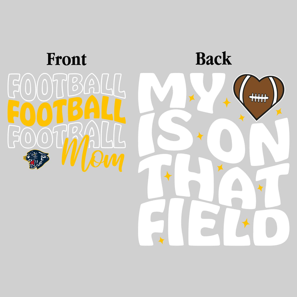 Standish-Sterling Panthers - Football - Football Mom - My Heart is on That Field