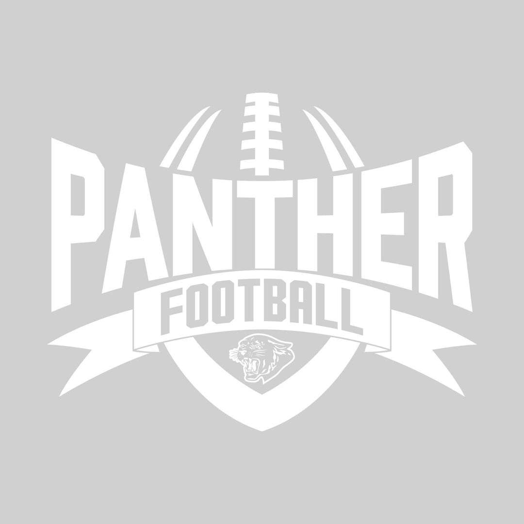 Standish-Sterling Panthers - Football - Mascot Name with Football Shape and Banner