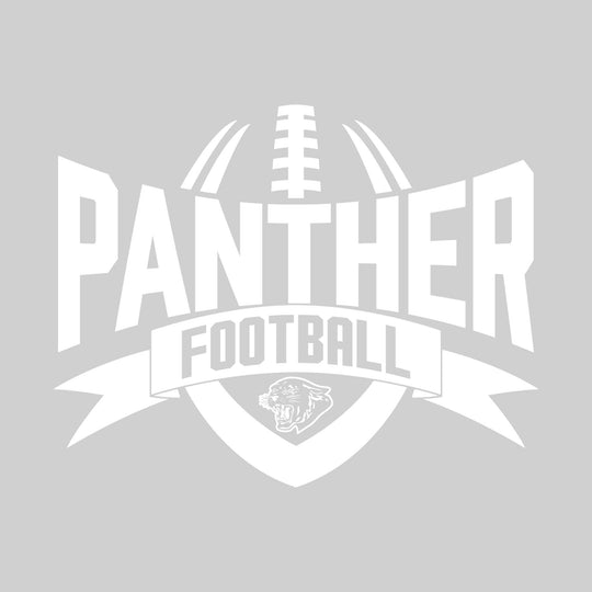 Standish-Sterling Panthers - Football - Mascot Name with Football Shape and Banner