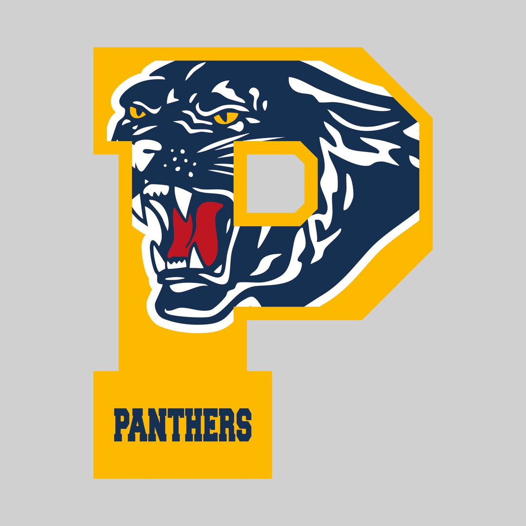Standish-Sterling Panthers - Spirit Wear - Oversized Letter with Mascot Inset