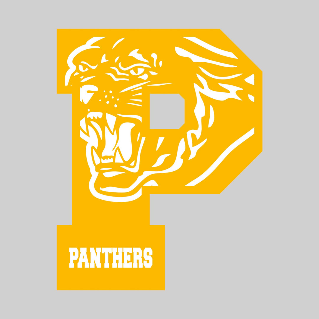 Standish-Sterling Panthers - Spirit Wear - Oversized Letter with Mascot Inset