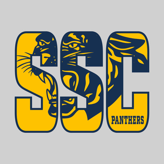 Standish-Sterling Panthers - Spirit Wear - SSC with Inset Mascot and Mascot Name