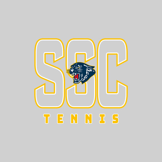 Standish-Sterling Panthers - Tennis - Outlined Letters Over Tennis