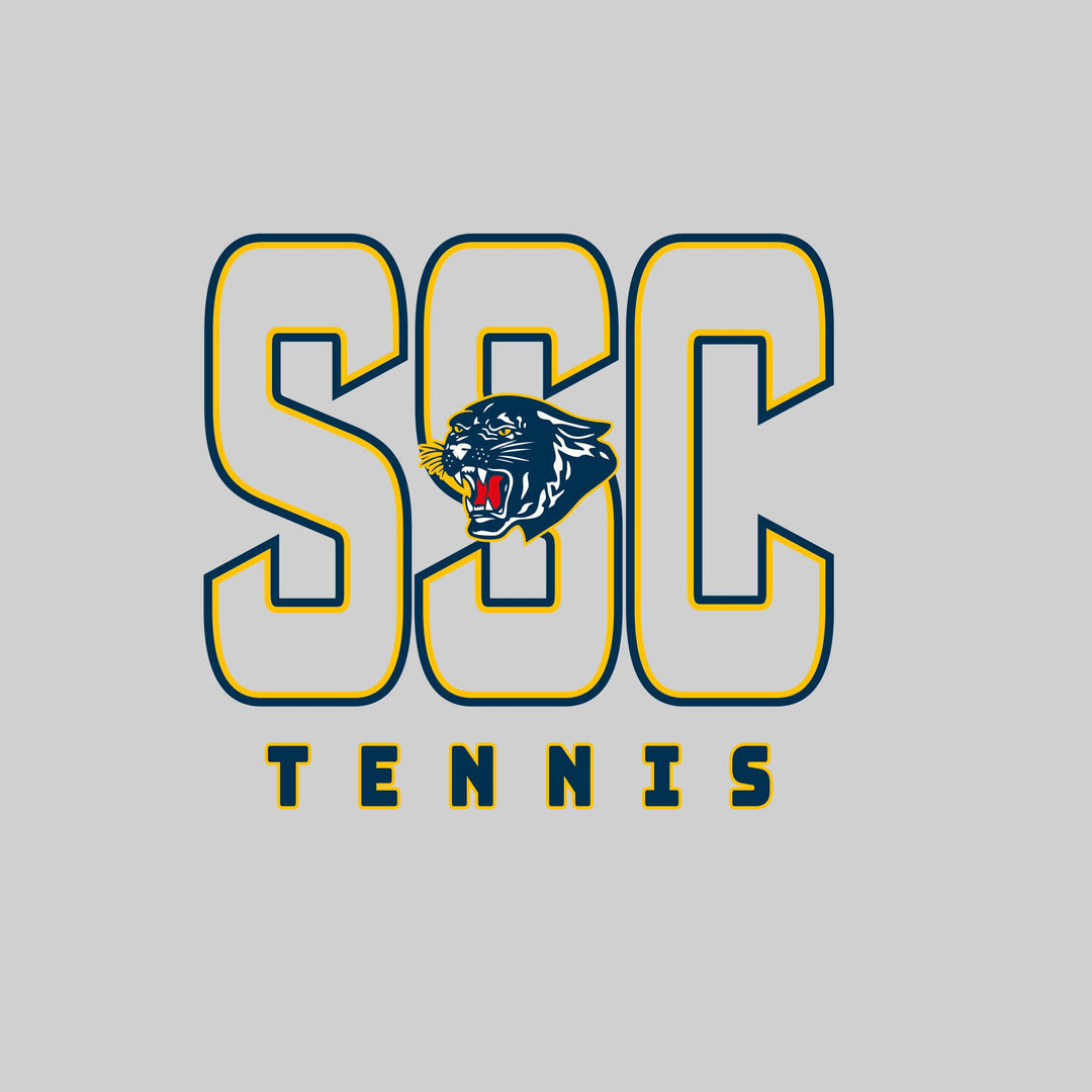 Standish-Sterling Panthers - Tennis - Outlined Letters Over Tennis