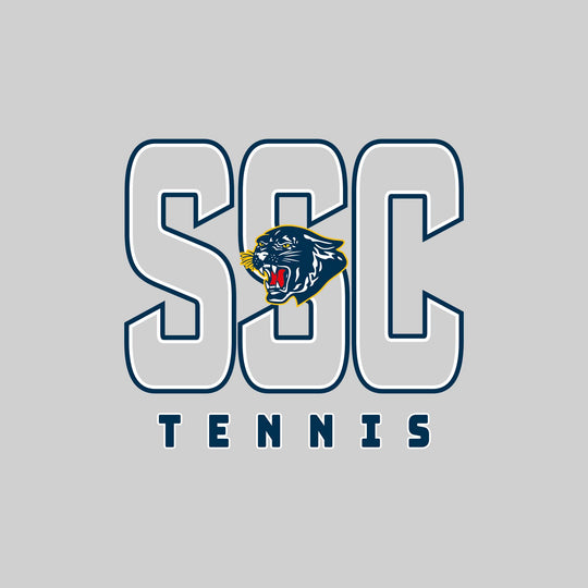 Standish-Sterling Panthers - Tennis - Outlined Letters Over Tennis