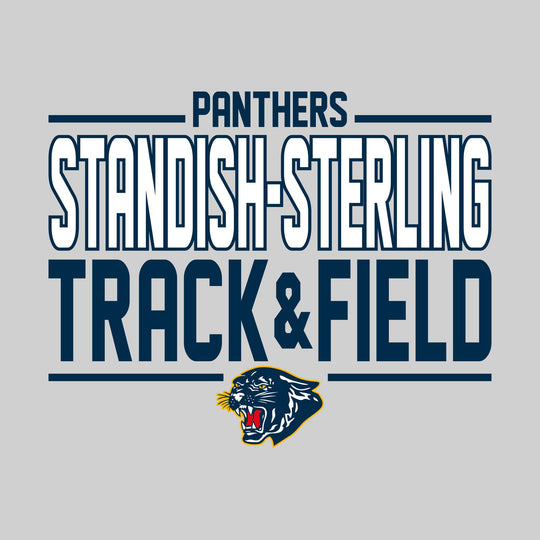 Standish-Sterling Panthers - Track &amp; Field - Bracketed School Name with Lower Mascot