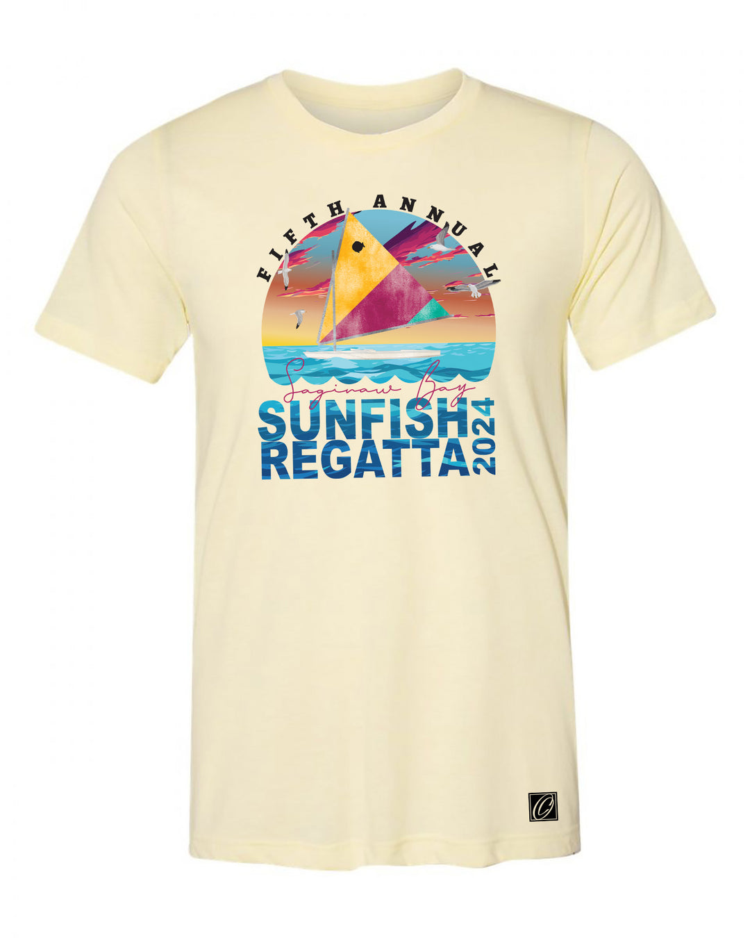 5th Annual Saginaw Bay Regatta - 2024 - Adult Bella Canvas Triblend Short Sleeve Tee