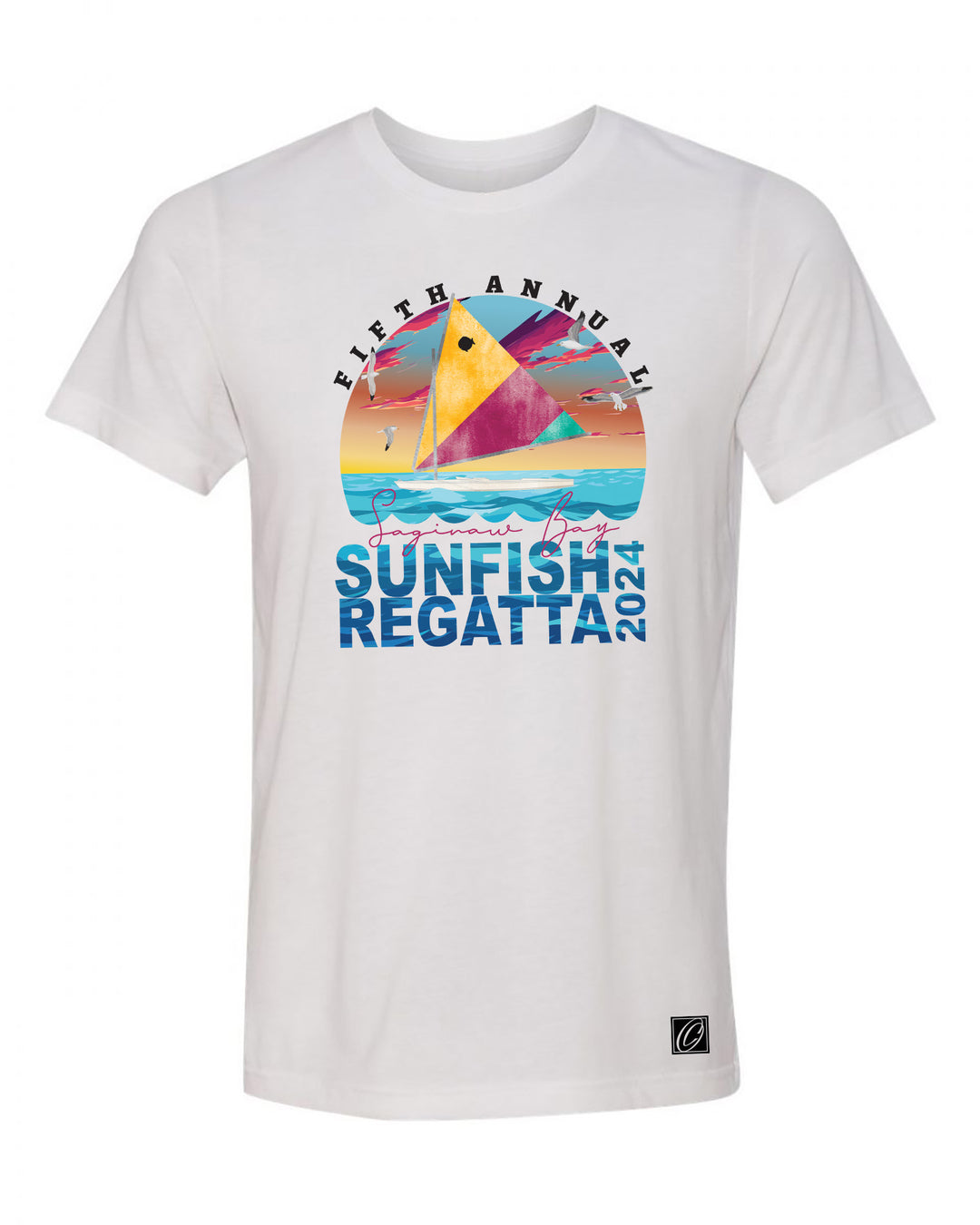 5th Annual Saginaw Bay Regatta - 2024 - Adult Bella Canvas Triblend Short Sleeve Tee