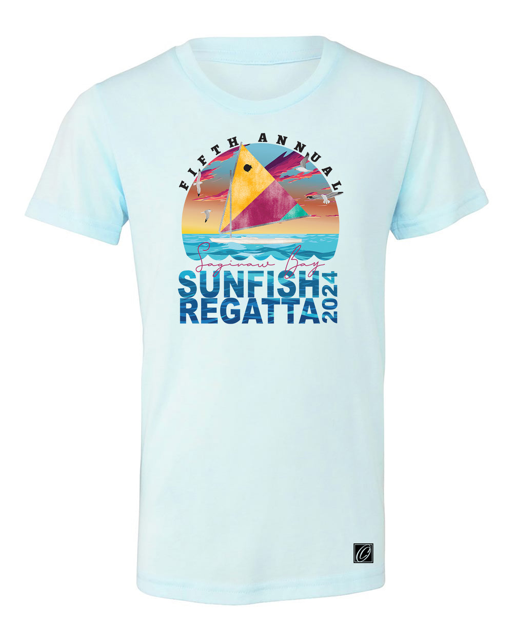 5th Annual Saginaw Bay Regatta - 2024 - Youth Bella Canvas Triblend Short Sleeve Tee