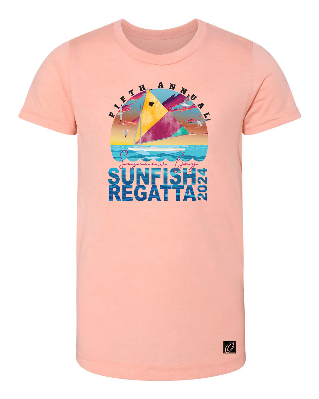 5th Annual Saginaw Bay Regatta - 2024 - Youth Bella Canvas Triblend Short Sleeve Tee