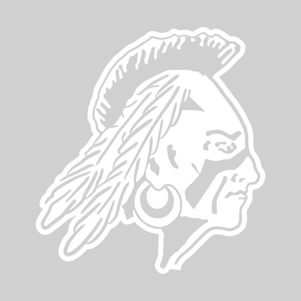 Western Warriors - Spirit Wear - Black & White - Warrior Head