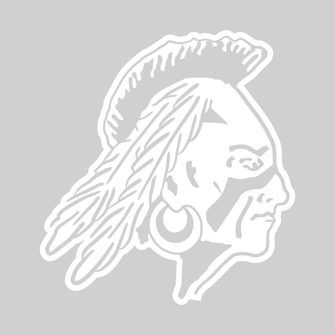 Western Warriors - Spirit Wear - Black & White - Warrior Head