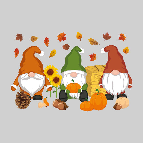 Three Gnomes - Fall Scene