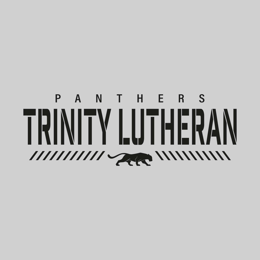 Trinity Lutheran Panthers - Spirit Wear - Stenciled School Name with Mascot