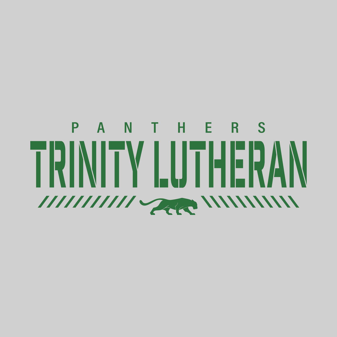 Trinity Lutheran Panthers - Spirit Wear - Stenciled School Name with Mascot