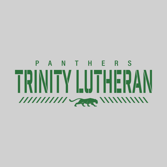 Trinity Lutheran Panthers - Spirit Wear - Stenciled School Name with Mascot