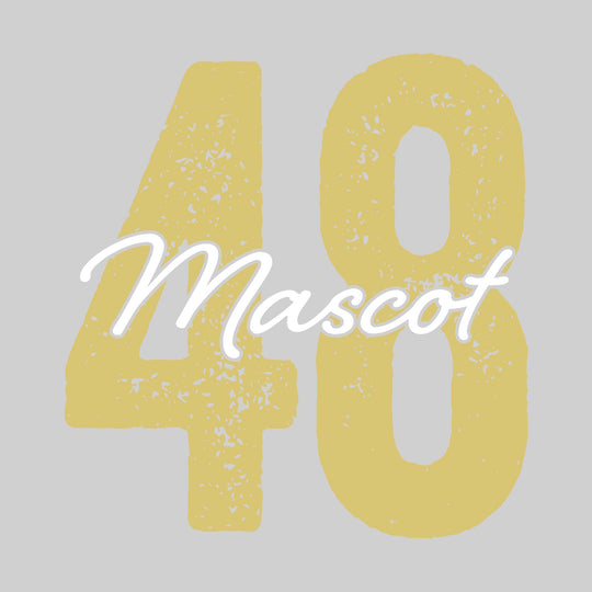 Spirit Wear - Oversized Number with Mascot and Optional Name