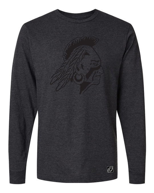 Blackout Mascot Apparel - School Spirit - Tultex Fine Jersey Long Sleeve Tee
