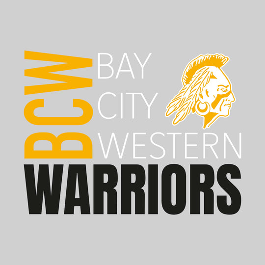 Western Warriors - Spirit Wear - BCW Collage Text with Mascot
