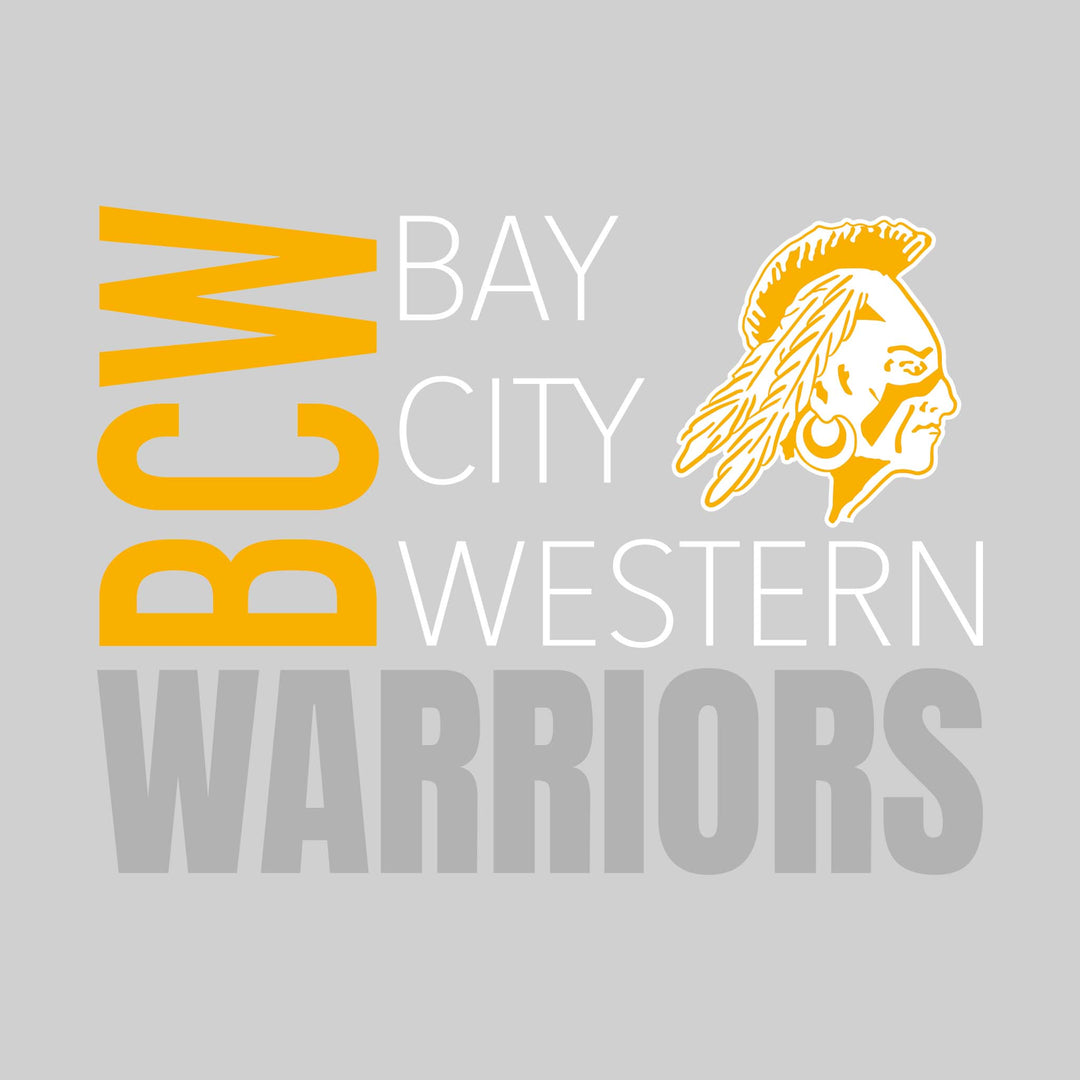 Western Warriors - Spirit Wear - BCW Collage Text with Mascot