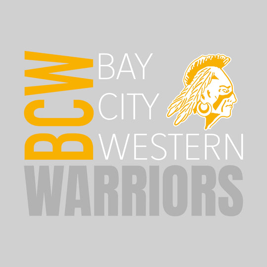 Western Warriors - Spirit Wear - BCW Collage Text with Mascot