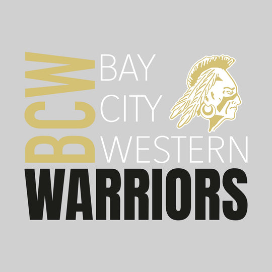 Western Warriors - Spirit Wear - BCW Collage Text with Mascot