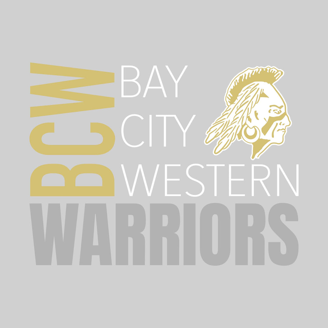 Western Warriors - Spirit Wear - BCW Collage Text with Mascot