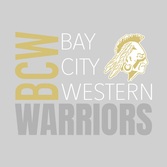 Western Warriors - Spirit Wear - BCW Collage Text with Mascot