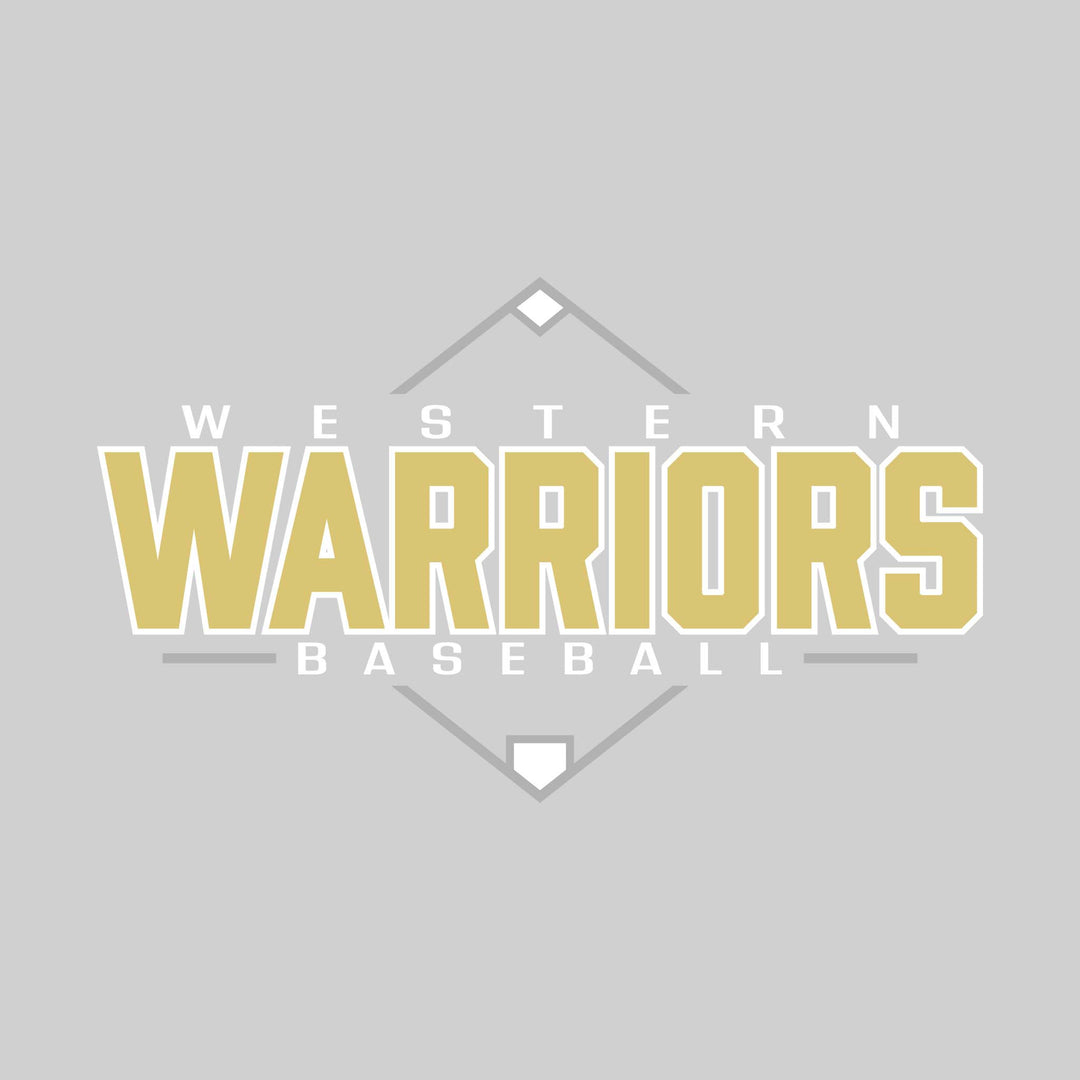 Western Warriors - Baseball - Baseball Diamond with School Name