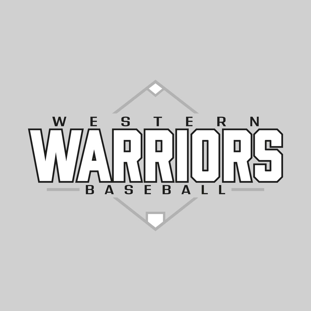 Western Warriors - Baseball - Baseball Diamond with School Name