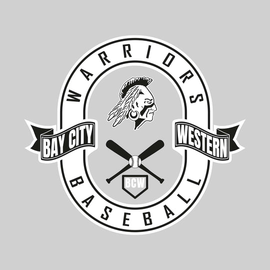 Western Warriors - Baseball - Oval with Banners